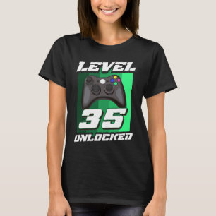 Gaming Vintage 35th Birthday 35 Year Old Boy Girl T-Shirt