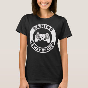 Gaming Way Of Life Vintage Controller Gamer T-Shirt