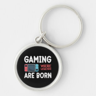 gaming where legends are born key ring