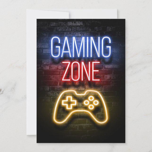 Gaming Zone Save The Date (Front)