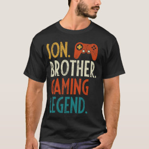 Gamingeenage Boys Gaming Legend Gamer Birthday Par T-Shirt