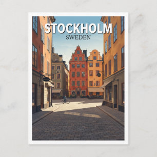 Gamla Stan and Stortorget Stockholm Sweden Postcard