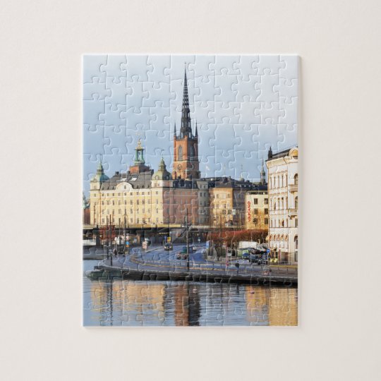 Gamla Stan in Stockholm, Sweden Jigsaw Puzzle