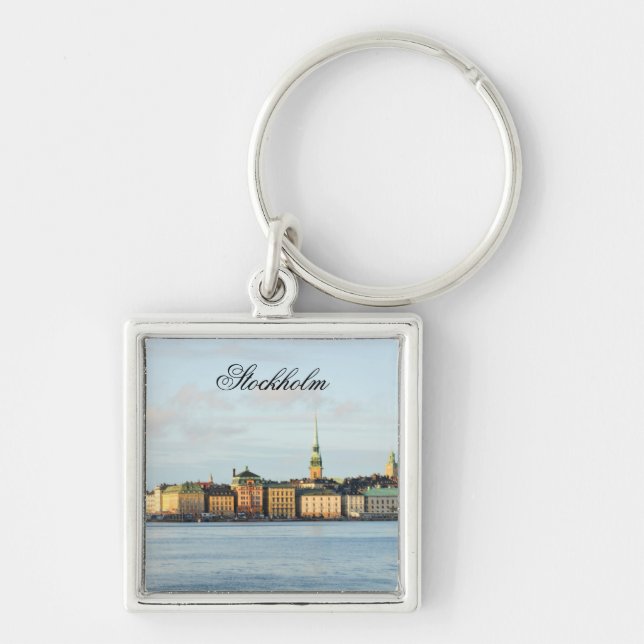 Gamla Stan in Stockholm, Sweden Key Ring (Front)
