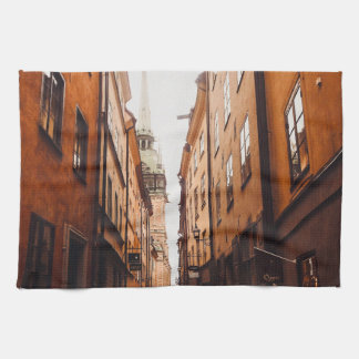 Gamla Stan, Stockholm, Sweden  Tea Towel