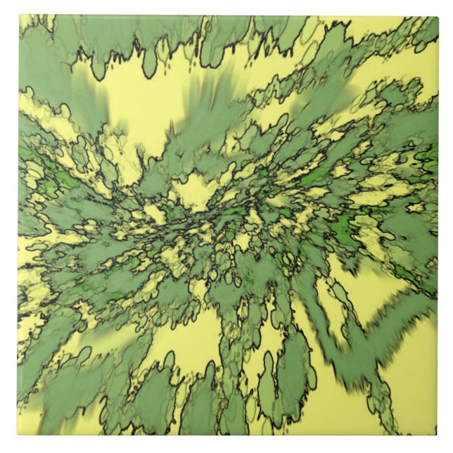 Gamma Burst Ceramic Tile (Front)