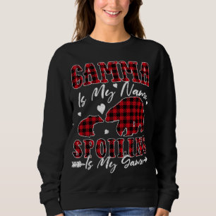 Gamma Is My Name Spoiling Is My Game Costume Red P Sweatshirt