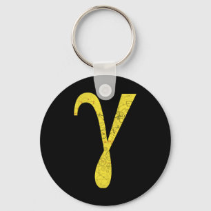 Gamma - Math Symbols Key Ring