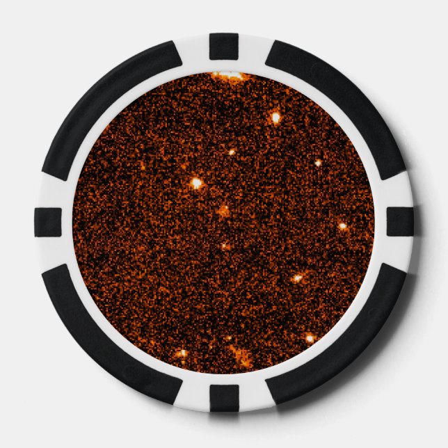 Gamma Ray Burst GRB 970228 Appears To Originate Poker Chips (Front)