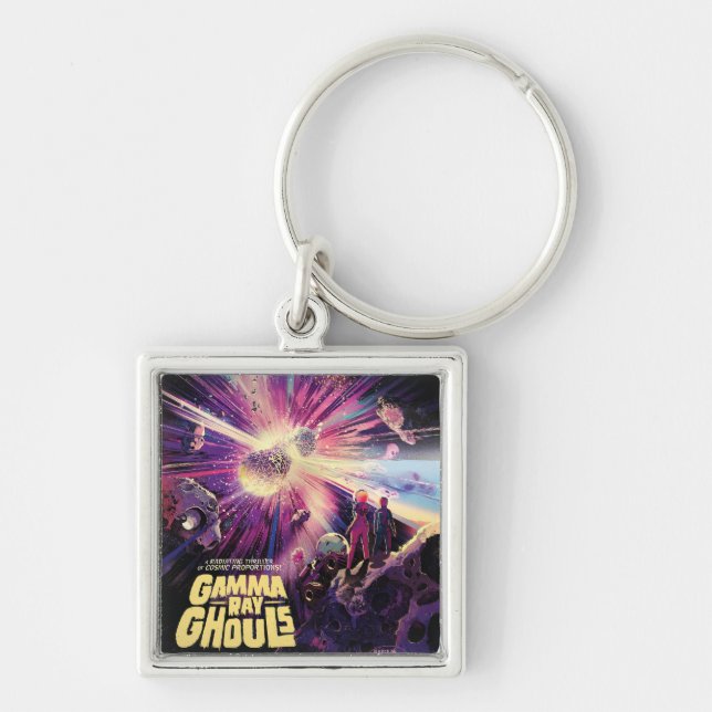 Gamma Ray Burst Pulsars Kilonova Cosmic Collision Key Ring (Front)