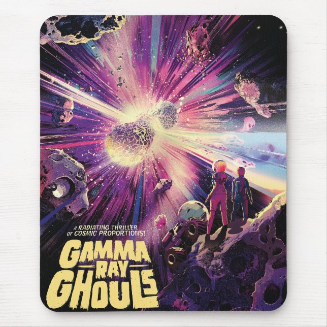 Gamma Ray Burst Pulsars Kilonova Cosmic Collision Mouse Pad (Front)