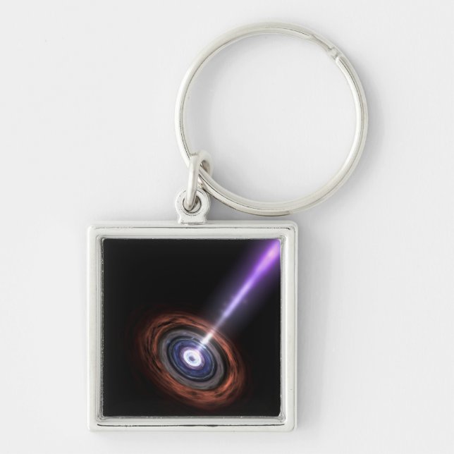 Gamma Rays in Galactic Nuclei Key Ring (Front)