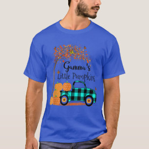Gamma s Little Pumpkins Truck Green Plaid Autumn A T-Shirt