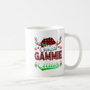 Gammie Claus Christmas Lights Matching Family Xmas Coffee Mug
