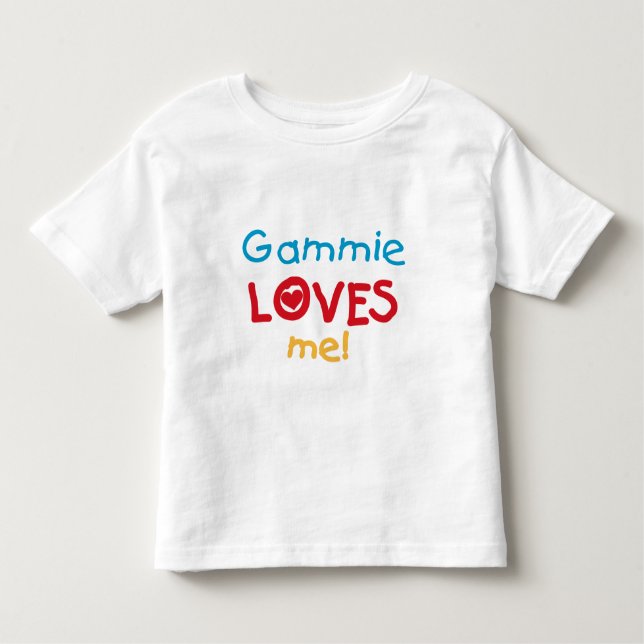 Gammie Loves Me T-shirts and Gifts (Front)