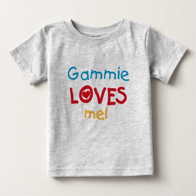 Gammie Loves Me T-shirts and Gifts (Front)