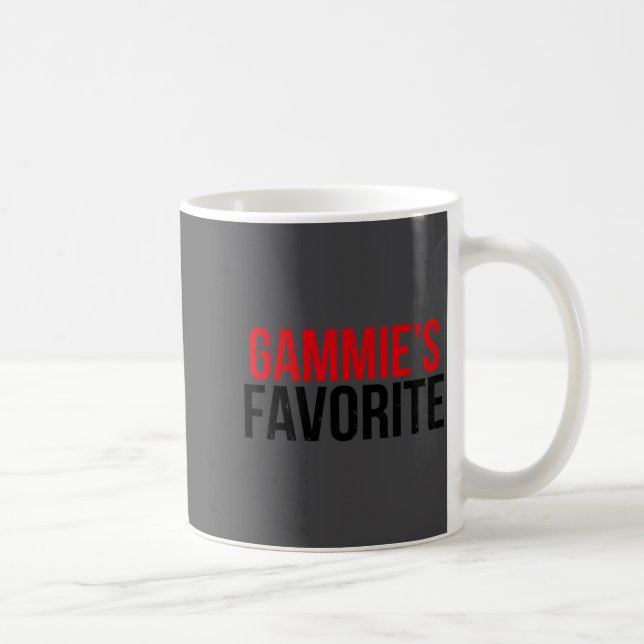 Gammie’s Favorite Grandkid Humor For Kids Teens Fa Coffee Mug (Right)