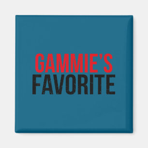 Gammie’s Favorite Grandkid Humor For Kids Teens Fa Magnet