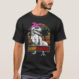 Gammisaurus Rex Dinosaur Gammi Saurus Family Match T-Shirt