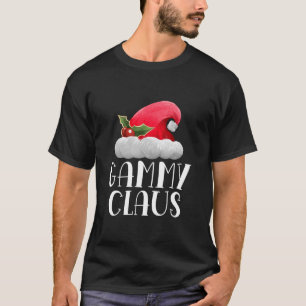 Gammy Claus Christmas Matching Family Xmas Santa C T-Shirt
