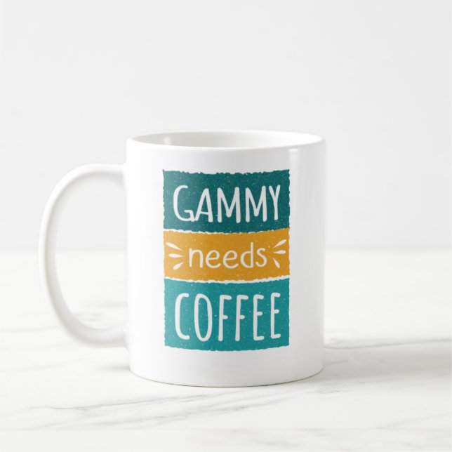 Gammy Needs Coffee Mug (Left)