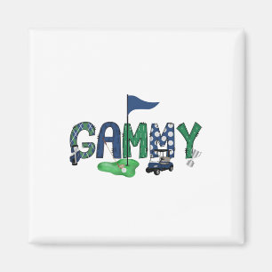 Gammy Of The Birthday Boy Hole In One Golf Sport M Magnet