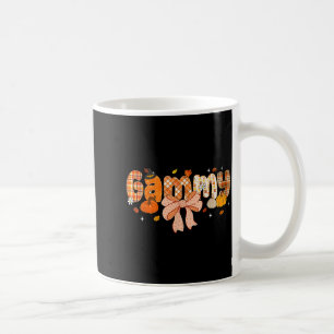 Gammy Pumpkin Fall Coquette Bow Thanksgiving  Coffee Mug