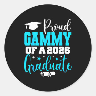 Gammy Senior Proud Gammy Class Classic Round Sticker