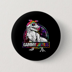 Gammysaurus Dinosaur Gammy Saurus Family Matching 6 Cm Round Badge