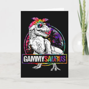 Gammysaurus Dinosaur Gammy Saurus Family Matching  Card