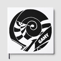 GAMY Black Logo Guestbook