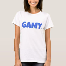 GAMY® Royal blue Logo Damen T-Shirt