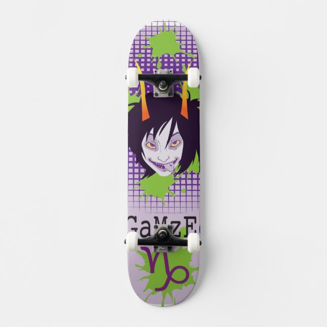 GaMzEe Skateboard (Front)