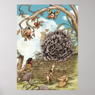 Ganba Fungus Wall Art — Yunnan Storybook