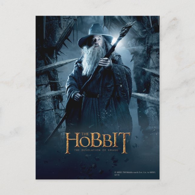 Gandalf Character Poster 3 Postcard (Front)