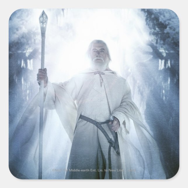 GANDALF™ Glowing Square Sticker (Front)