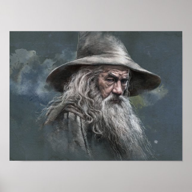 Gandalf Illustration Poster (Front)