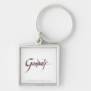 Gandalf Name Solid Key Ring