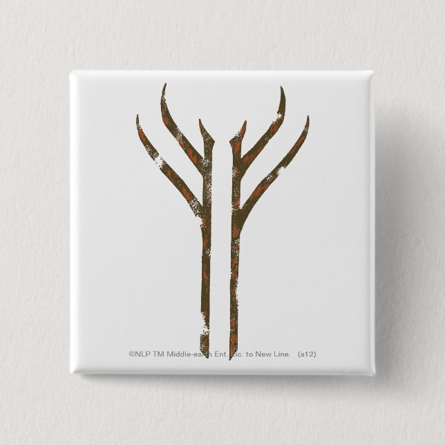 GANDALF™ Rune 15 Cm Square Badge (Front)