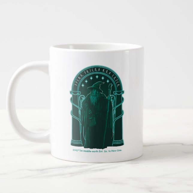 GANDALF™ "Speak Friend And Enter" Doors of Durin Large Coffee Mug (Left)