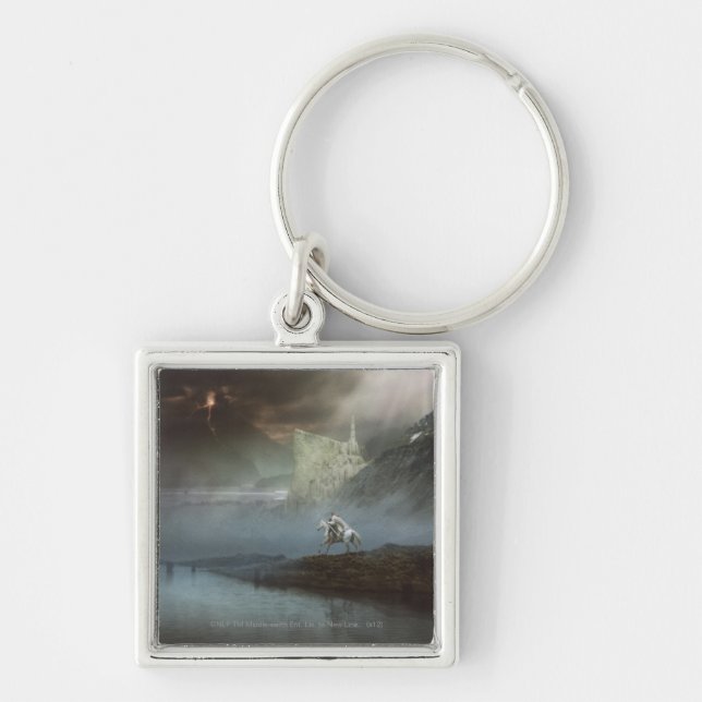 GANDALF™ Takes Hobbits to Guarded City Key Ring (Front)