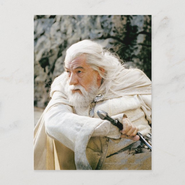 GANDALF™ the White with Sword Postcard (Front)