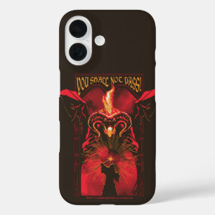 GANDALF™ Vs Balrog "You Shall Not Pass" Graphic iPhone 16 Case