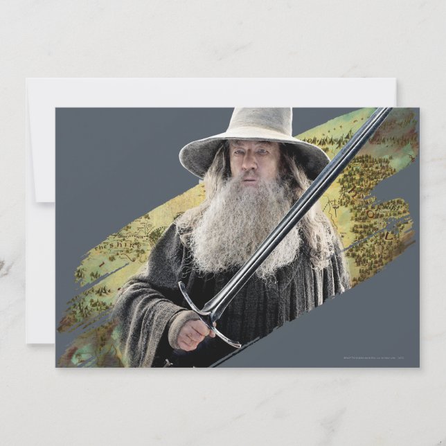 Gandalf With Sword Green (Front)