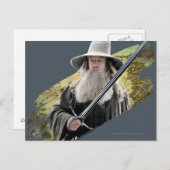 Gandalf With Sword Green Postcard (Front/Back)