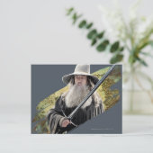 Gandalf With Sword Green Postcard (Standing Front)
