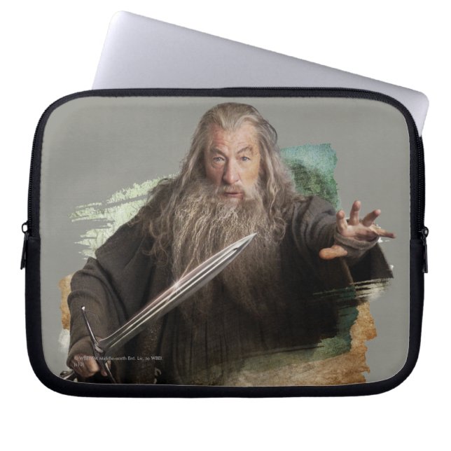 Gandalf With Sword Laptop Sleeve (Front)