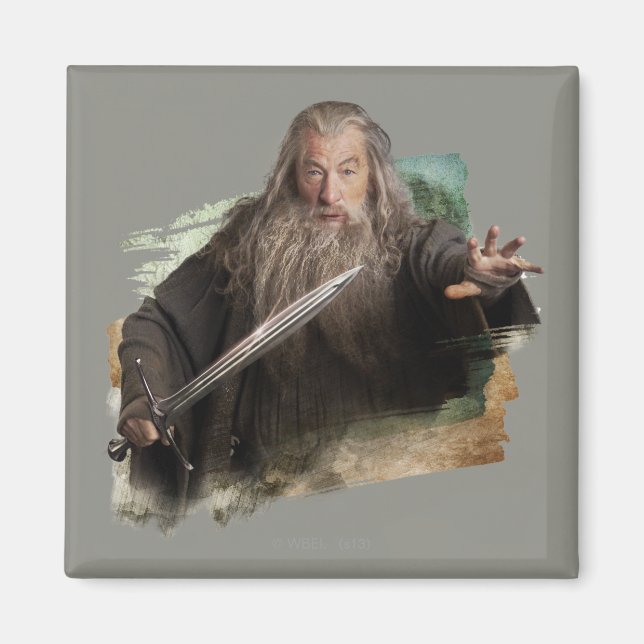 Gandalf With Sword Magnet (Front)