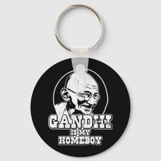 Gandhi is my Homeboy Key Ring