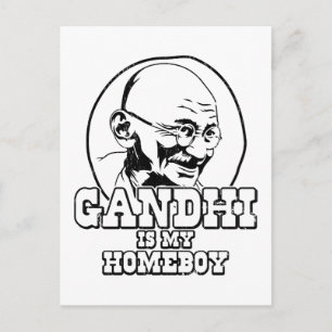 Gandhi is my Homeboy Postcard